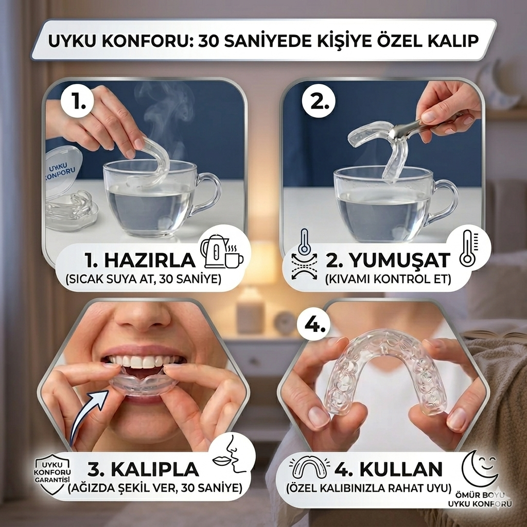Ayarlanabilir Anti-Horlama Ağızlığı