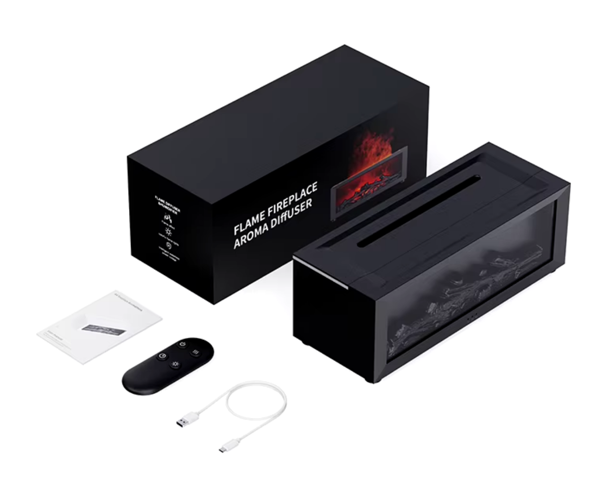 Şömineli Hava Nemlendirici Difüzör