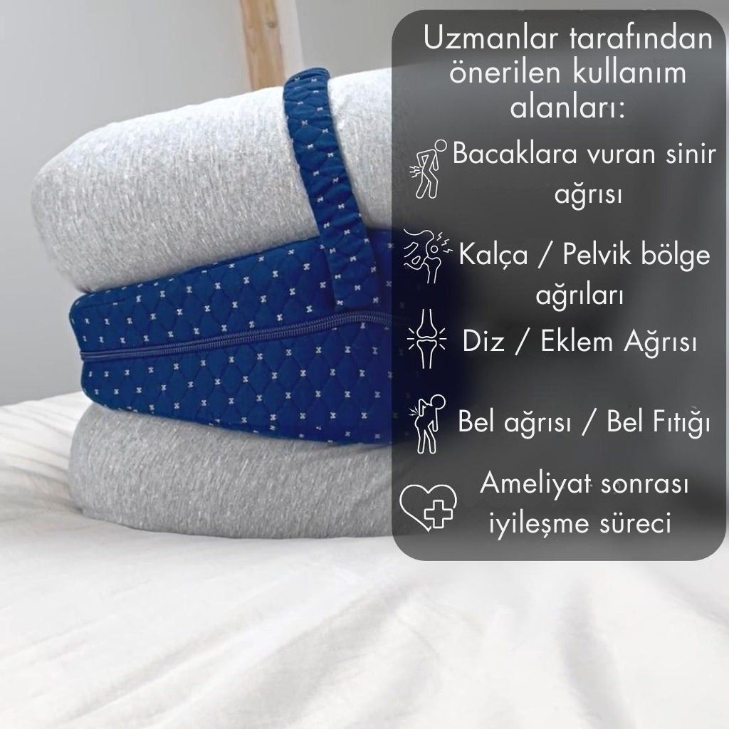 Omurga Destekli Hafızalı Bacak Yastığı