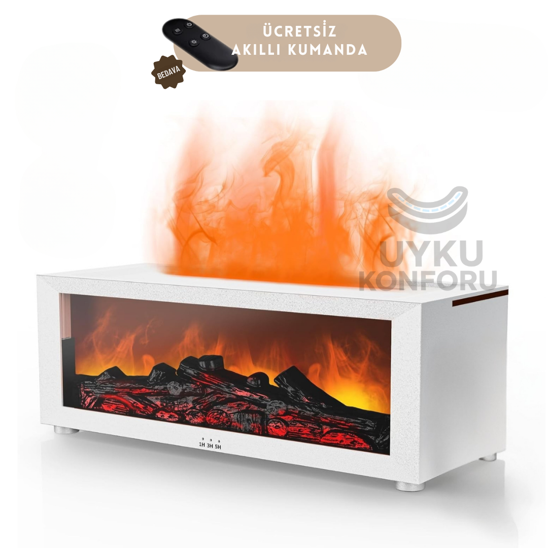 Şömineli Hava Nemlendirici Difüzör